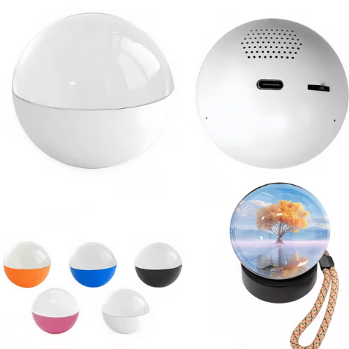 Bola de Cristal 3D con Vídeo Esférico, Memoria Integrada y WIFI