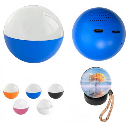 Bola de Cristal 3D con Vídeo Esférico, Memoria Integrada y WIFI