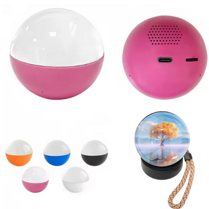Bola de Cristal 3D con Vídeo Esférico, Memoria Integrada y WIFI
