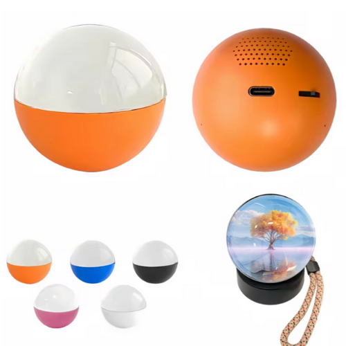 Bola de Cristal 3D con Vídeo Esférico, Memoria Integrada y WIFI