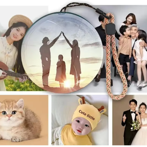 Bola de Cristal 3D con Vídeo Esférico, Memoria Integrada y WIFI